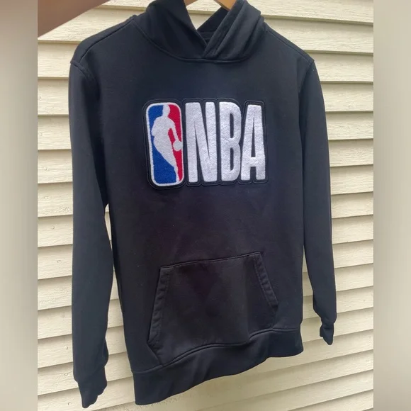 VTG NBA Hoodie Terry Graphic Logo Men’s Small - Picture 2 of 7